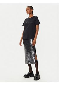 Weekend Max Mara T-Shirt Vello 2515971051 Czarny Regular Fit. Kolor: czarny. Materiał: bawełna #5