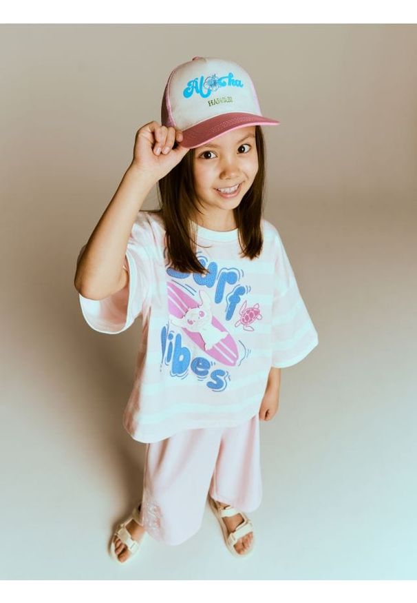 Reserved - T-shirt Lilo i Stitch - wielobarwny. Materiał: bawełna. Długość: krótkie