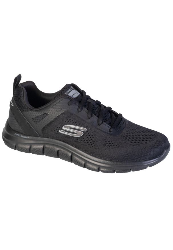 skechers - Buty do biegania męskie Skechers 232698BBK. Zapięcie: sznurówki. Kolor: czarny. Materiał: syntetyk, materiał. Szerokość cholewki: normalna