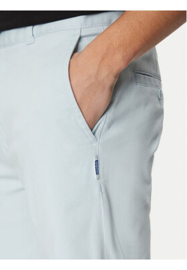 Hugo - HUGO Szorty materiałowe Dante242 50510605 Niebieski Regular Fit. Kolor: niebieski. Materiał: bawełna