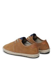 Pepe Jeans Espadryle Tourist Claic PMS10314 Brązowy. Kolor: brązowy. Materiał: zamsz, skóra #7