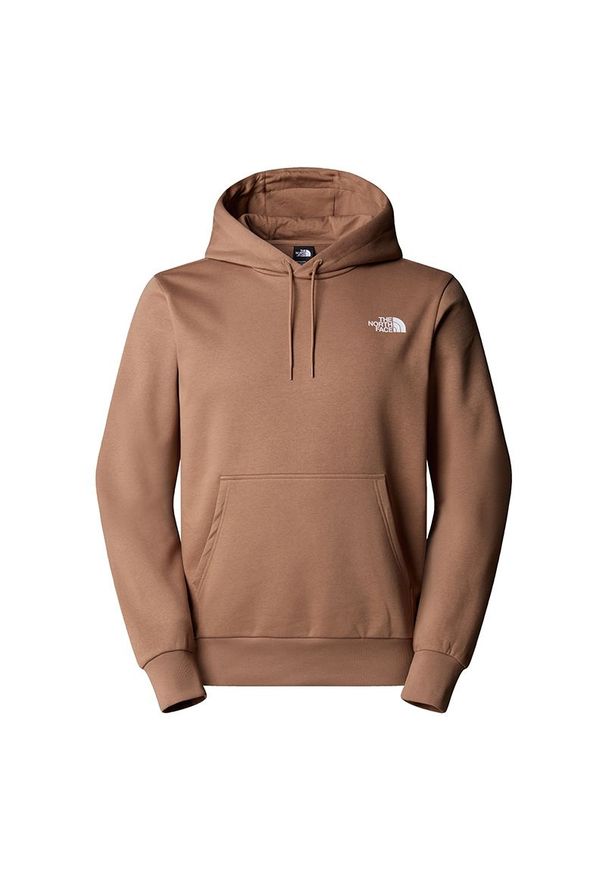 Bluza męska The North Face Simple Dome 0A89FC6IH1 - brązowa. Okazja: na co dzień. Typ kołnierza: bez kaptura. Kolor: brązowy. Materiał: bawełna, poliester, materiał. Styl: klasyczny, casual