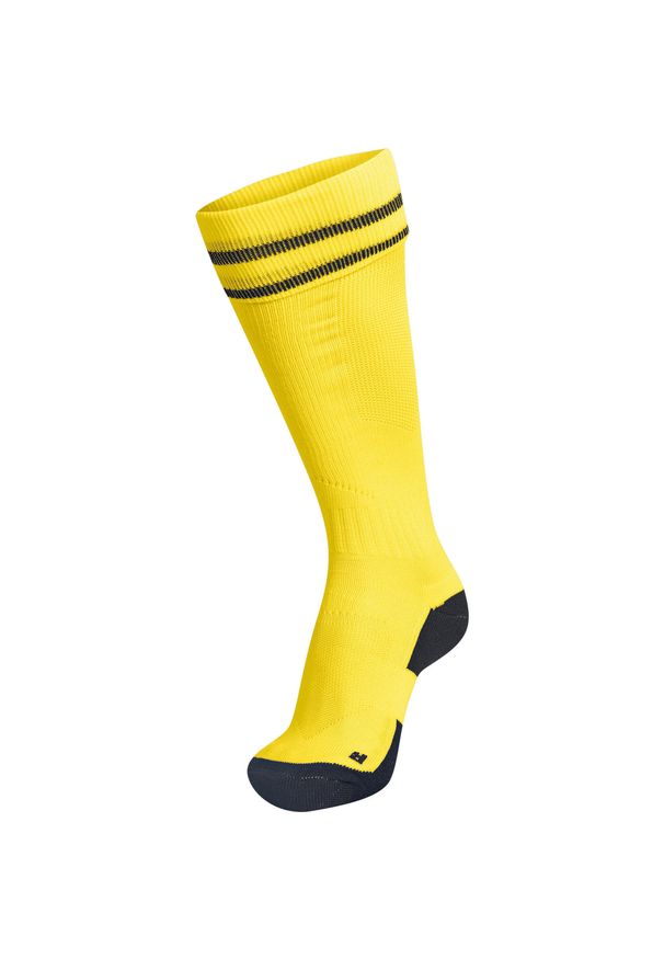 Getry piłkarskie dla dorosłych Hummel Element Football Sock. Kolor: pomarańczowy, wielokolorowy, żółty, czarny. Sport: piłka nożna