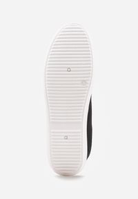 Renee - Czarne Klasyczne Sznurowane Tenisówki na Płaskiej Podeszwie Efona. Okazja: na co dzień. Kolor: czarny. Obcas: na płaskiej podeszwie. Styl: klasyczny #6