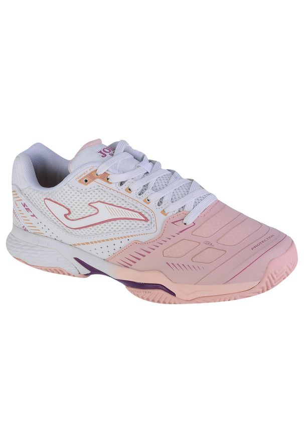 Buty do chodzenia damskie Joma Tset Lady 2213. Zapięcie: sznurówki. Kolor: różowy. Materiał: materiał, syntetyk. Szerokość cholewki: normalna. Sport: turystyka piesza