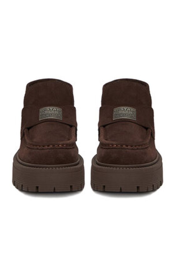 G-Star RAW - G-Star Raw Botki EO-ZEYNEP-70863-1 Beżowy. Kolor: beżowy. Materiał: zamsz, skóra