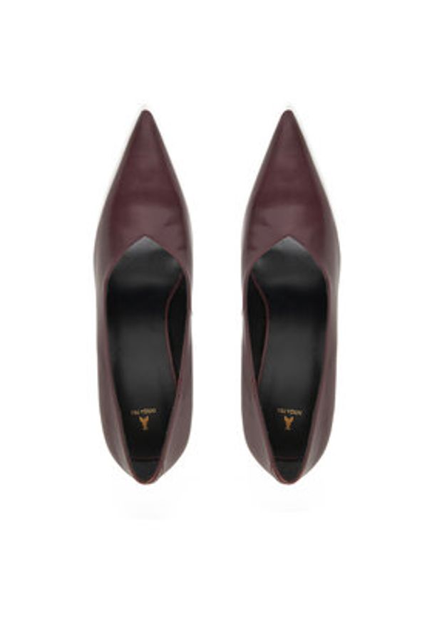 Patrizia Pepe Szpilki 8Z0106 L166 Fioletowy. Kolor: fioletowy. Materiał: skóra. Obcas: na szpilce