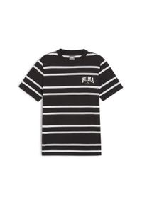 Puma Koszulka Squad Stripe Aop 68179301. Kolor: czarny, wielokolorowy