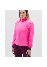 Kurtka wiatroszczelna damska Silvini Vetta odpinane rękawy. Kolor: różowy. Materiał: softshell. Sport: turystyka piesza