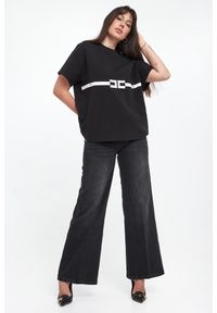 Elisabetta Franchi - T-shirt damski z logo ELISABETTA FRANCHI #3