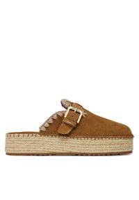 Espadryle Mou. Kolor: brązowy