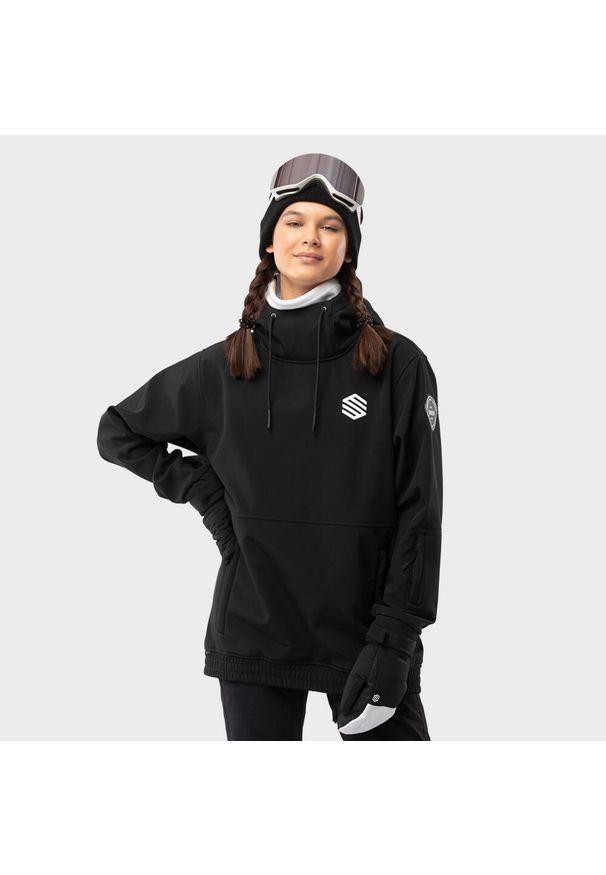 SIROKO - Kurtka Snowboardowa dla kobiet Siroko W1-W Skywalk. Kolor: czarny. Sezon: zima. Sport: snowboard