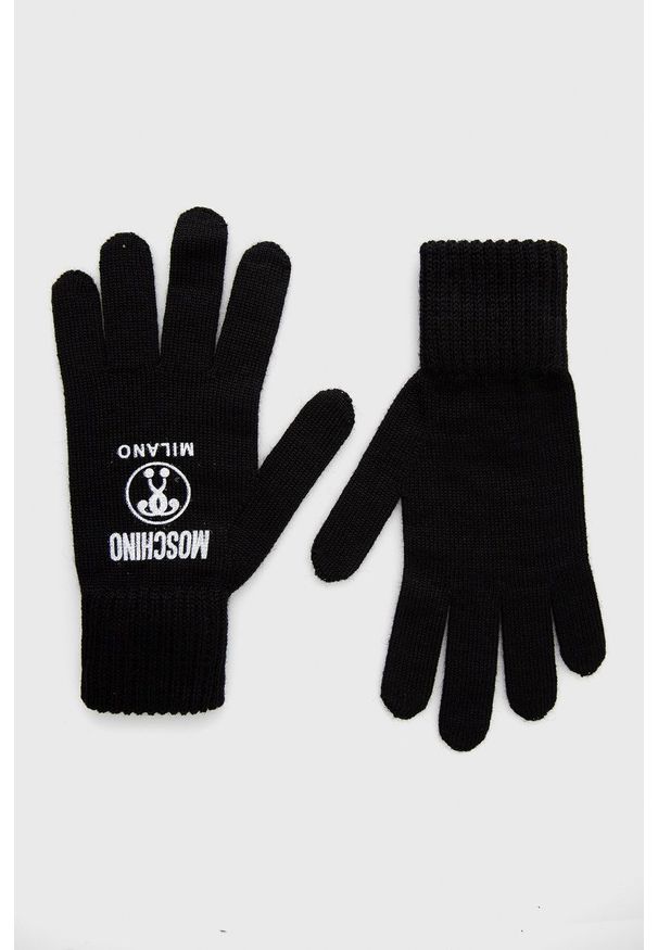 MOSCHINO - Moschino - Rękawiczki. Kolor: czarny