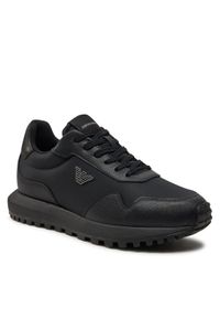 Emporio Armani Sneakersy X4X630 XN877 K001 Czarny. Kolor: czarny