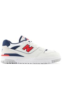 Buty New Balance BB550ESD - białe. Okazja: na co dzień. Kolor: biały. Materiał: skóra, guma. Szerokość cholewki: normalna. Sport: koszykówka, turystyka piesza #1