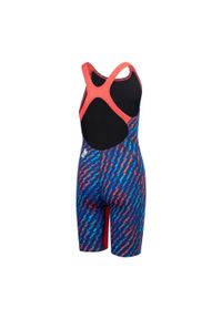 Strój kąpielowy startowy dla dziewczynek Speedo Fastskin Endurance+. Kolor: niebieski, czerwony, wielokolorowy #2