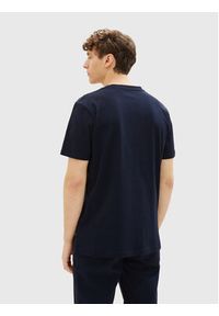 Tom Tailor Denim T-Shirt 1037653 Granatowy Basic Fit. Kolor: niebieski. Materiał: bawełna, denim #4