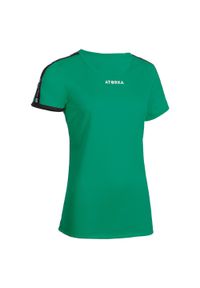 ATORKA - Koszulka do piłki ręcznej damska Atorka H100C. Kolor: zielony. Materiał: materiał, poliester #1