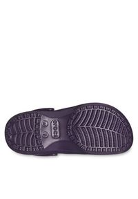 Crocs Klapki Classic Platform Glitter Clog W 207242 Fioletowy. Kolor: fioletowy. Obcas: na platformie #5