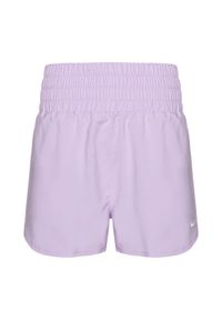 Spodenki damskie Nike One Dri-Fit Ultra High-Waisted 3". Kolor: fioletowy, różowy, wielokolorowy. Technologia: Dri-Fit (Nike)