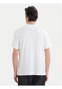 Versace Jeans Couture T-Shirt 80GAHC01 CJ01C Biały Regular Fit. Kolor: biały. Materiał: bawełna #4