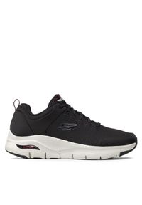 skechers - Skechers Sneakersy Titan 232200/BKW Czarny. Kolor: czarny. Materiał: materiał #1