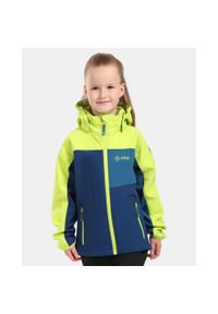 Chłopięca kurtka softshell Kilpi RAVIO-J. Kolor: niebieski. Materiał: softshell