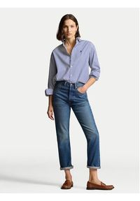 Polo Ralph Lauren Koszula 211910743020 Niebieski Regular Fit. Typ kołnierza: polo. Kolor: niebieski. Materiał: bawełna #3