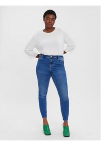 Vero Moda Curve Jeansy Sophia 10273525 Niebieski Skinny Fit. Kolor: niebieski