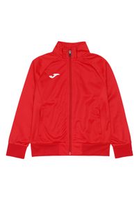 Joma - Kurtka Dresowa Dziecięca Combi. Kolor: czerwony. Materiał: dresówka