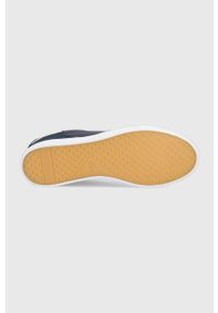 Lacoste sneakersy BAYLISS DECK 0722 1 kolor granatowy. Nosek buta: okrągły. Zapięcie: sznurówki. Kolor: niebieski. Materiał: guma