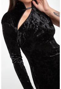 Versace Jeans Couture - Sukienka welurowa VERSACE JEANS COUTURE. Materiał: welur #4