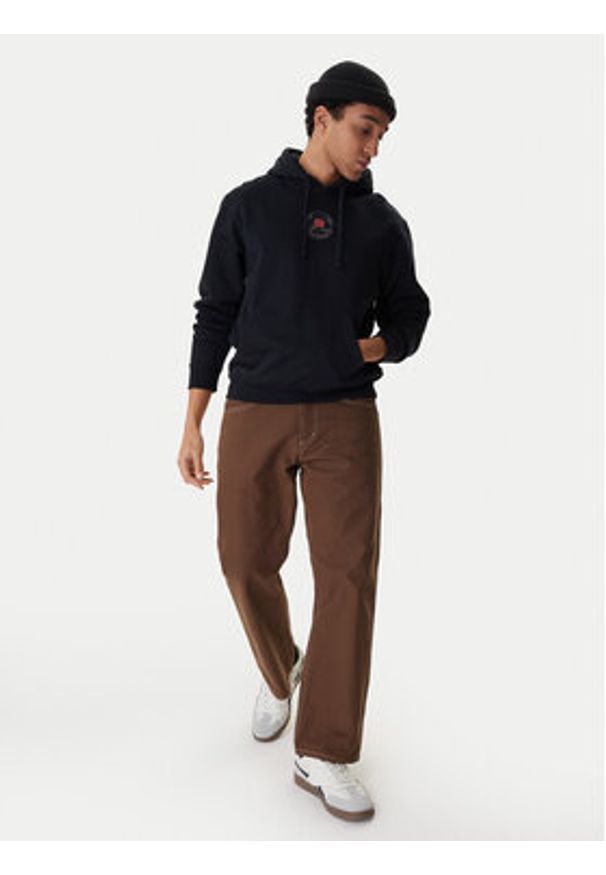 RVCA Bluza Roses Poster EVYSF00135 Czarny Regular Fit. Kolor: czarny. Materiał: bawełna