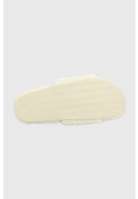 Polo Ralph Lauren kapcie ELENORE SLIDE FLF5313ARL.CRM kolor biały. Kolor: biały. Materiał: materiał. Wzór: gładki #4
