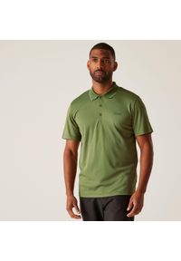 Regatta - Maverik V męska koszulka polo. Typ kołnierza: polo. Kolor: zielony. Materiał: poliester. Styl: klasyczny #1