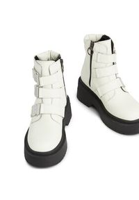 Tommy Jeans Botki Tjw Chunky Boot Hardware EN0EN02443 Écru. Materiał: skóra #3