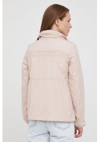 Geox kurtka GENZIANA damska kolor różowy przejściowa. Kolor: różowy. Materiał: włókno #2