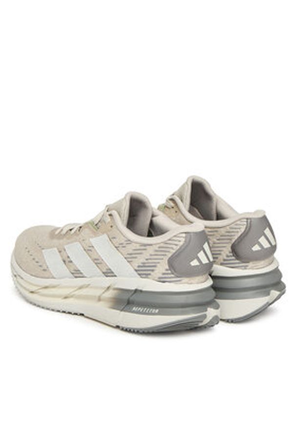 Adidas - adidas Buty do biegania adistar 4 JR0316 Beżowy. Kolor: beżowy. Materiał: materiał