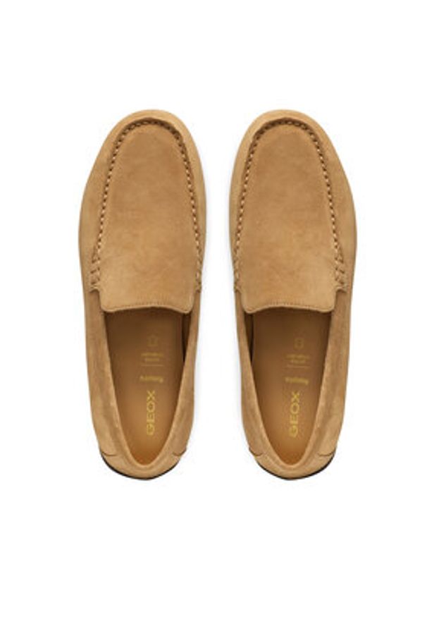 Geox Mokasyny U Spherica Ec16 U55HYA 00022 C6018 Brązowy. Kolor: brązowy. Materiał: zamsz, skóra