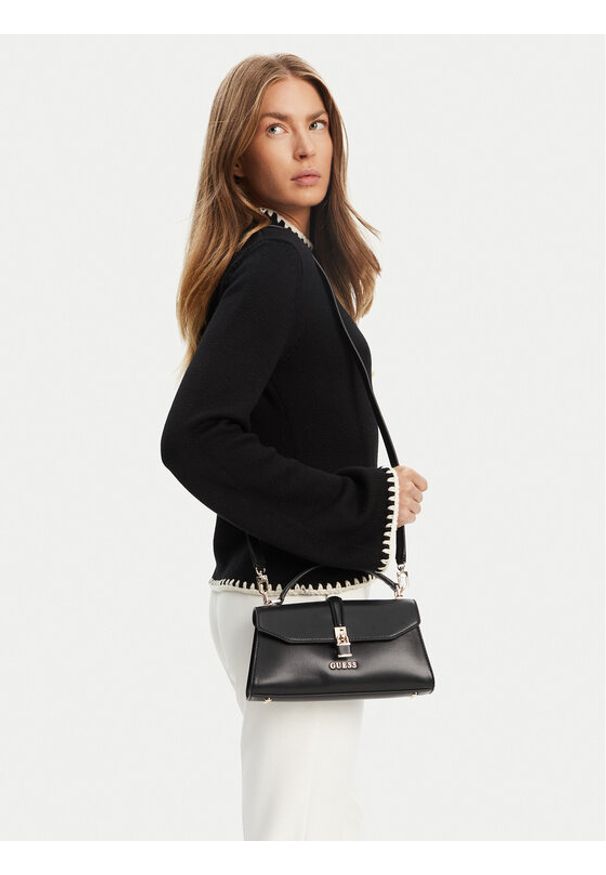Guess Torebka HWVG96 55200 Czarny. Kolor: czarny. Materiał: skórzane