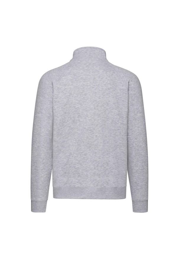 FRUIT OF THE LOOM - Męska Bluza Dresowa Premium. Kolor: szary. Materiał: dresówka. Sport: turystyka piesza