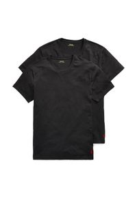Polo Ralph Lauren Komplet 2 t-shirtów Core Replen 714835960001 Czarny Slim Fit. Typ kołnierza: polo. Kolor: czarny. Materiał: bawełna