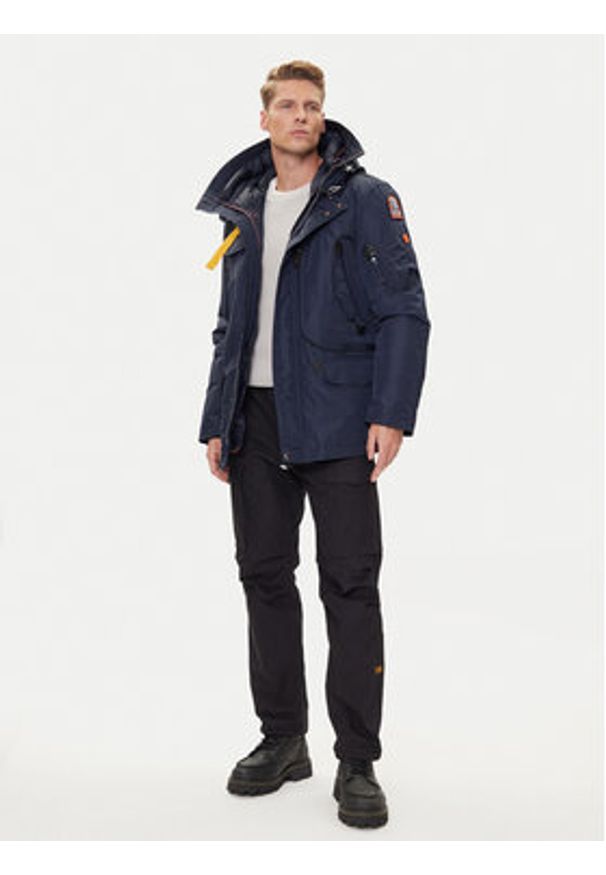 Parajumpers Kurtka puchowa Right Hand 25WMPMJKMA03 Granatowy Regular Fit. Kolor: niebieski. Materiał: syntetyk