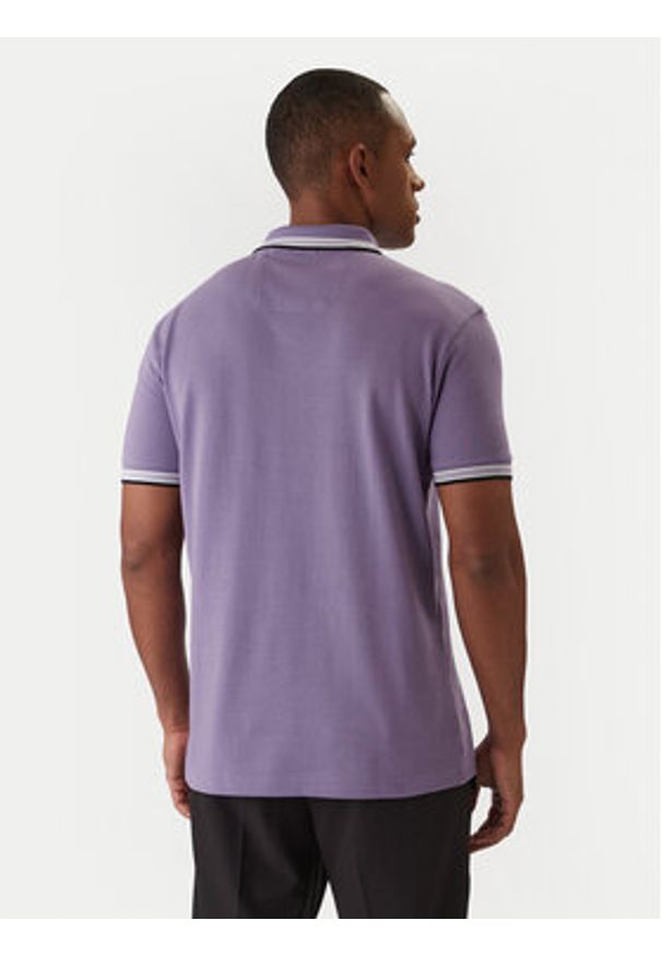 BOSS Polo Paddy 50469055 Fioletowy Regular Fit. Typ kołnierza: polo. Kolor: fioletowy. Materiał: bawełna