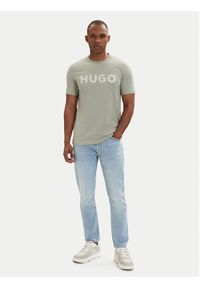 Hugo - HUGO Jeansy 50556047 Niebieski jasny Extra Slim Fit. Kolor: niebieski #4