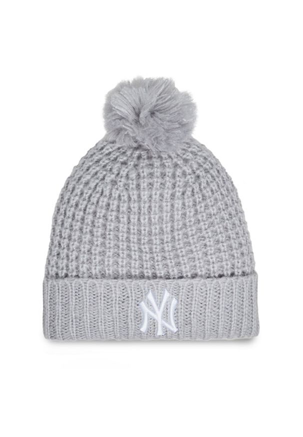 New Era Czapka Wmns Cosy Pom 60364288 Szary. Kolor: szary. Materiał: akryl, materiał