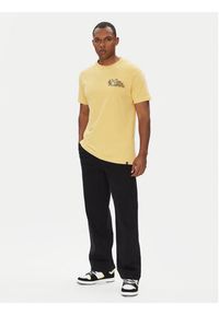 DC T-Shirt ADYZT05460 Żółty Regular Fit. Kolor: żółty. Materiał: bawełna #5