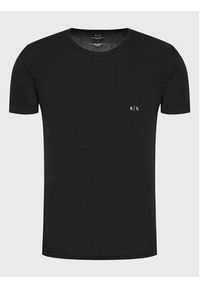 Armani Exchange Komplet t-shirtów 956005 CC282 07320 Czarny Slim Fit. Kolor: czarny. Materiał: bawełna #5