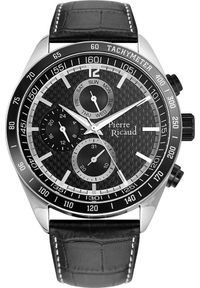 Zegarek Pierre Ricaud Zegarek męski Pierre Ricaud P97224.Y254QF czarny. Kolor: czarny #1