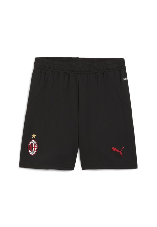 Puma - Młodzieżowe szorty AC Milan 24/25 PUMA Black. Kolor: czarny. Sport: piłka nożna